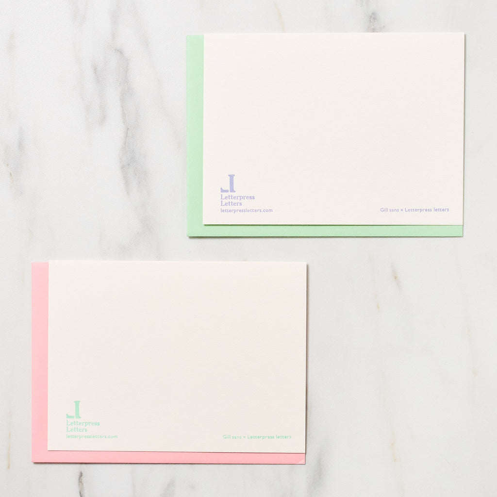 "Welcome Little One!!" Greeting Cards / Letterpress Letters