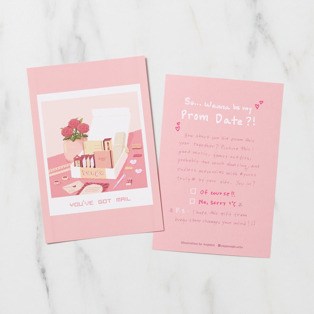 "With Love, Always" Postcard by Angelyn / Bungu