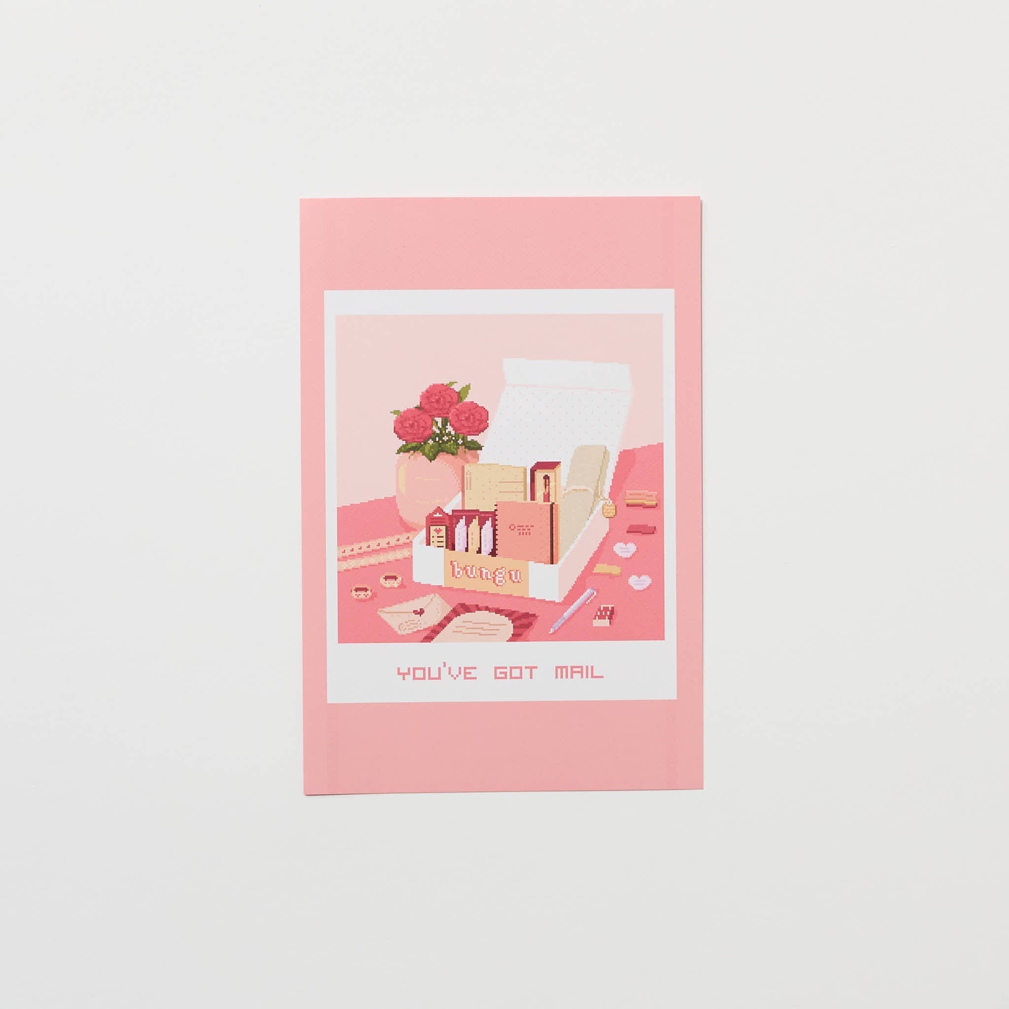 "With Love, Always" Postcard by Angelyn / Bungu
