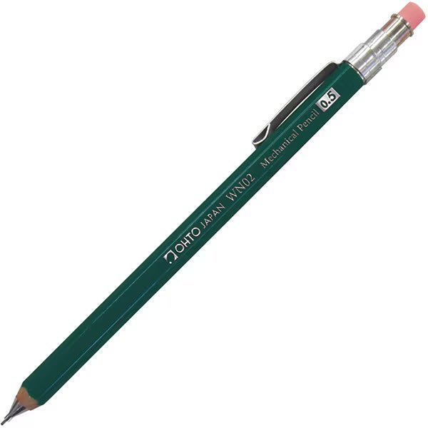 Wooden Pencil-Shaped Mechanical Pencil / OHTO