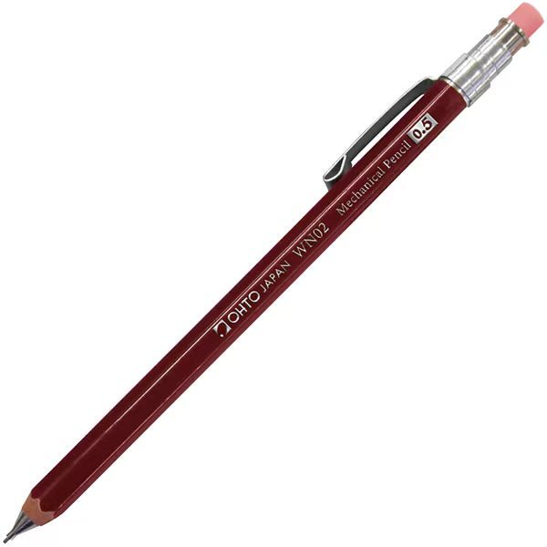Wooden Pencil-Shaped Mechanical Pencil / OHTO