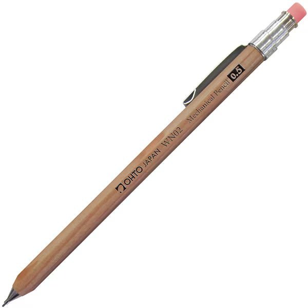 Wooden Pencil-Shaped Mechanical Pencil / OHTO