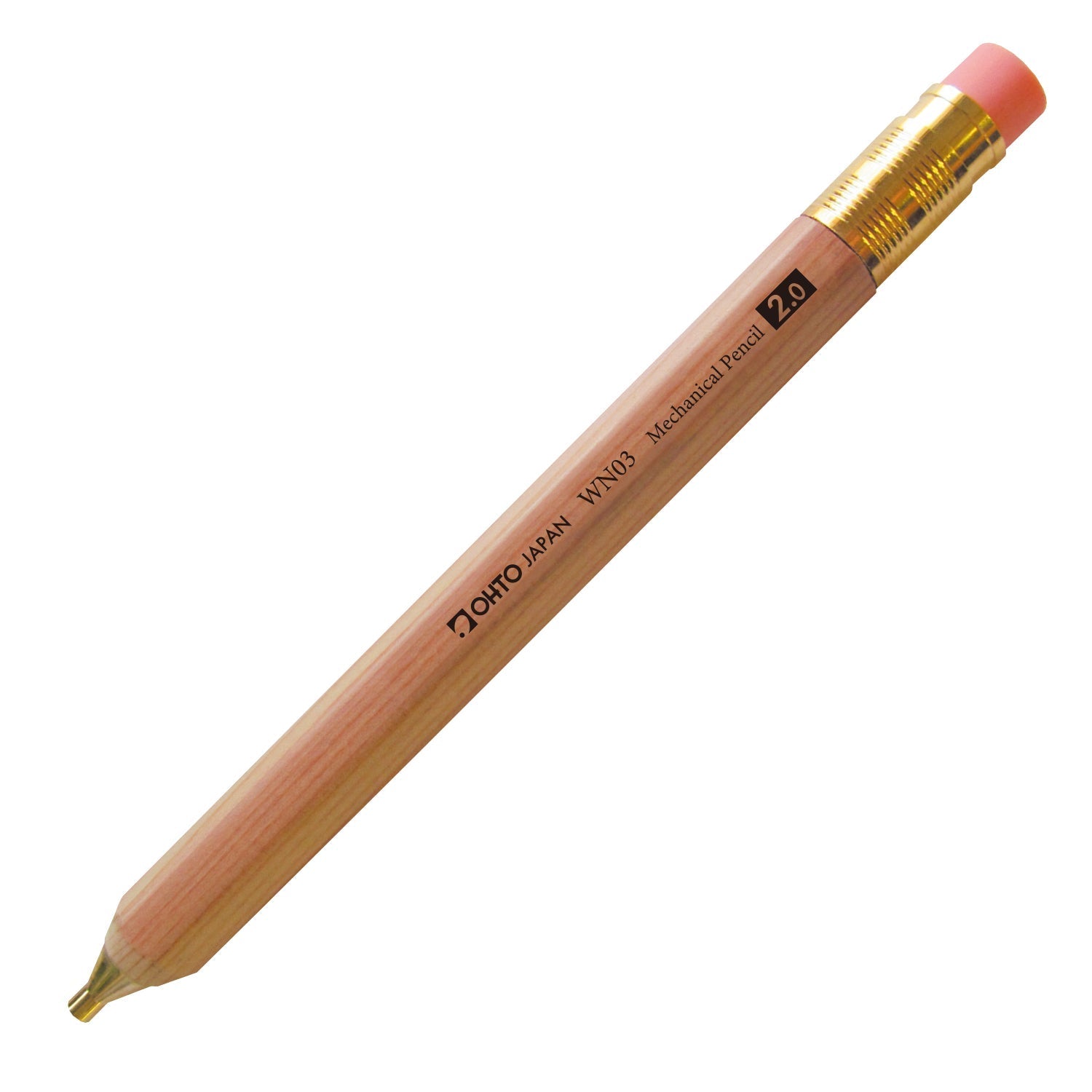 Wooden Pencil-Shaped Mechanical Pencil / OHTO