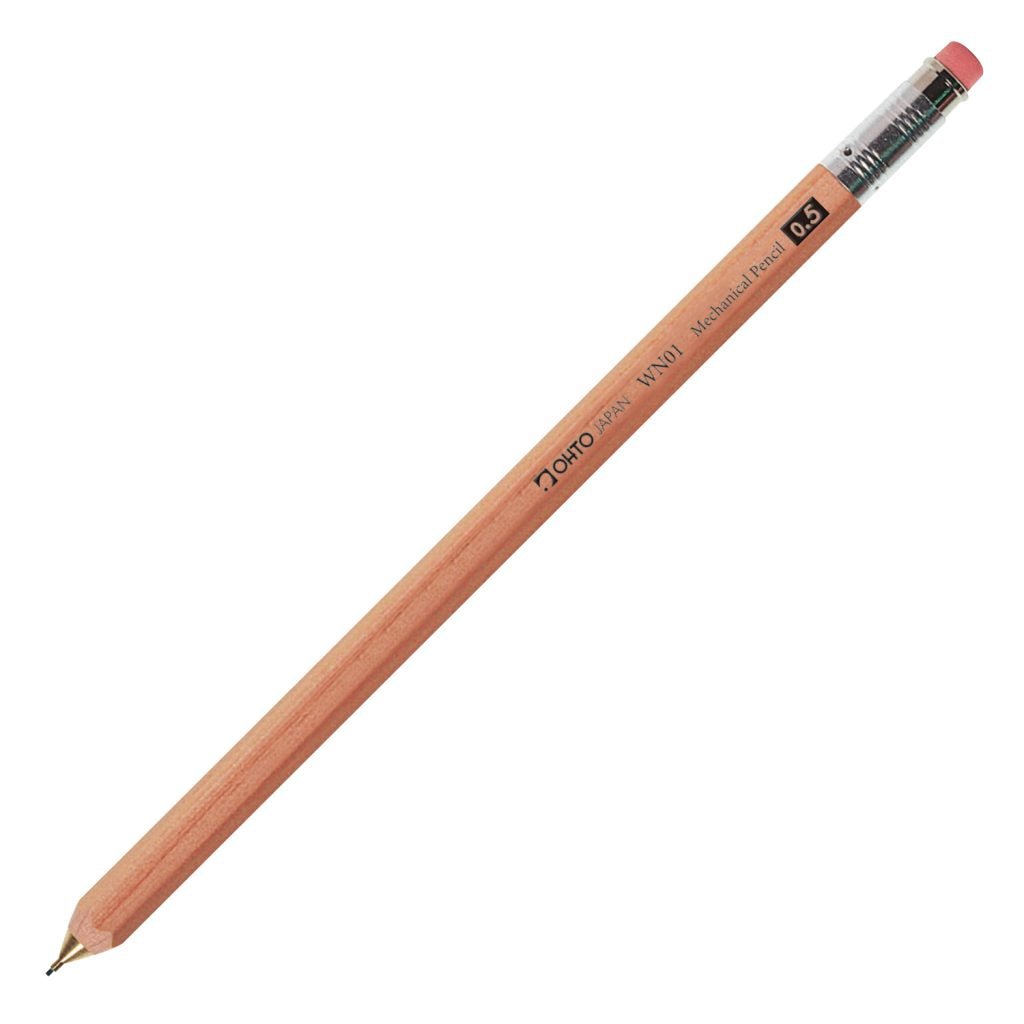 Wooden Pencil-Shaped Mechanical Pencil / OHTO