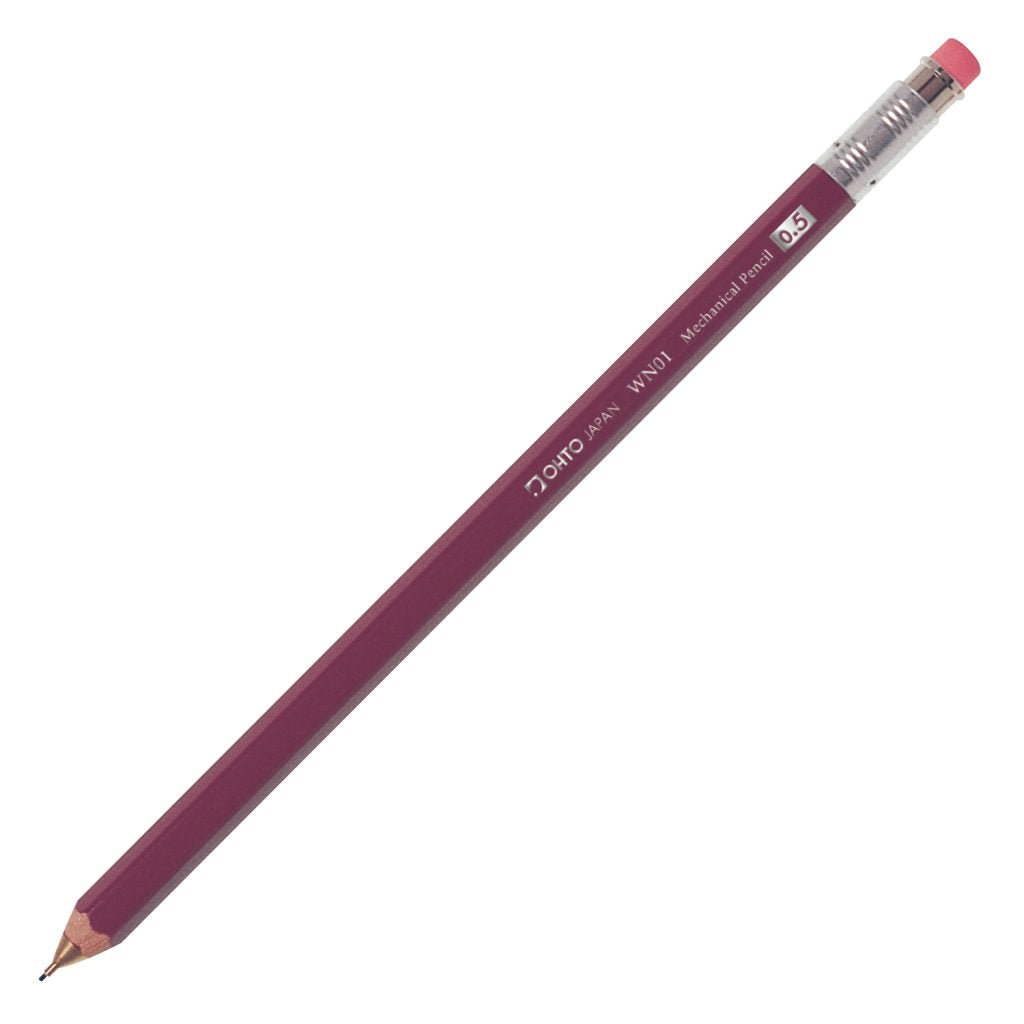 Wooden Pencil-Shaped Mechanical Pencil / OHTO