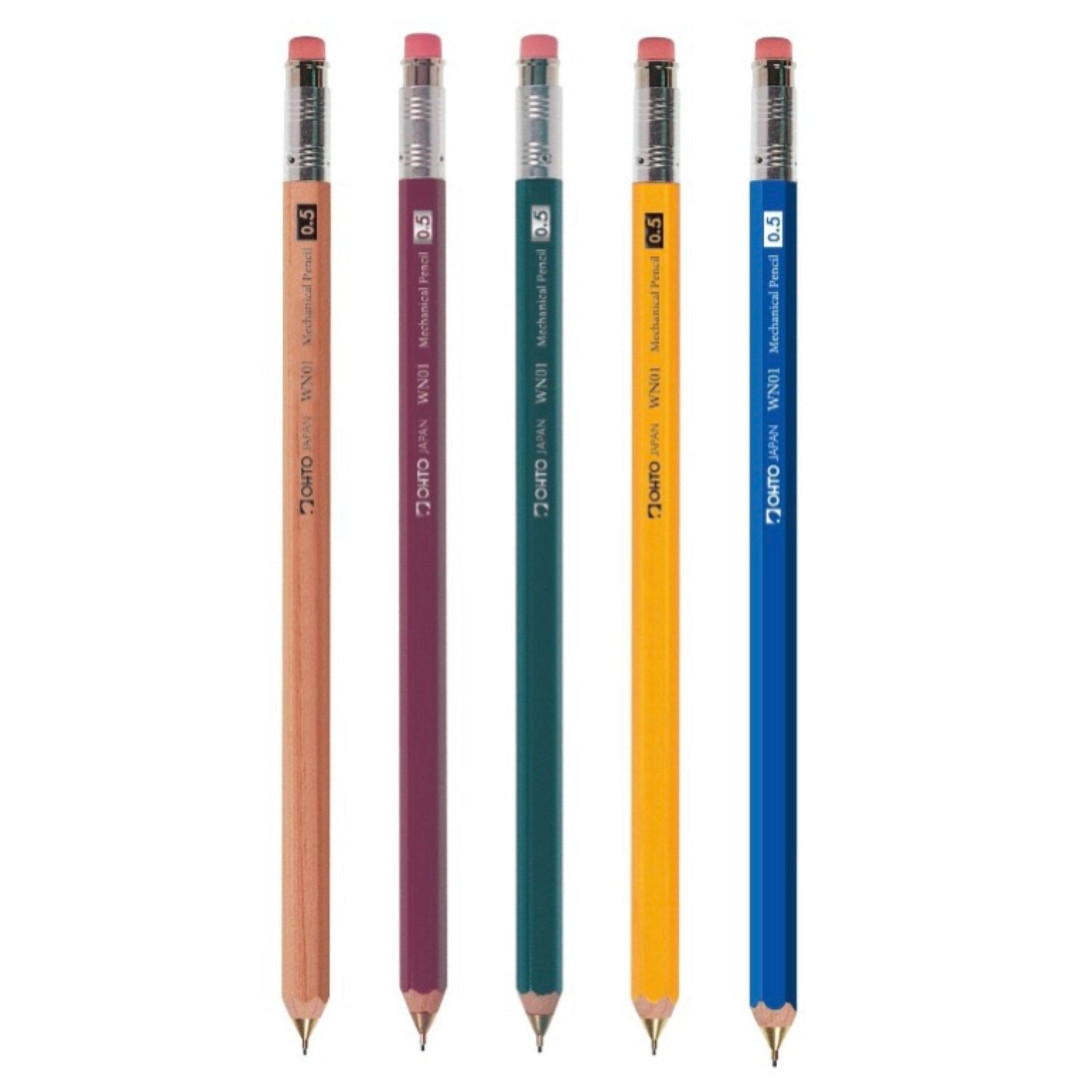 Wooden Pencil-Shaped Mechanical Pencil / OHTO