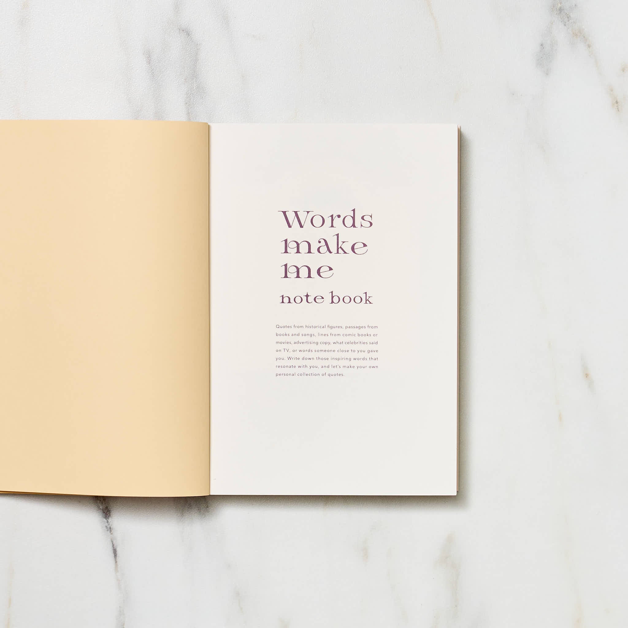 "Words Make Me" Notebook / IROHA PUBLISHING