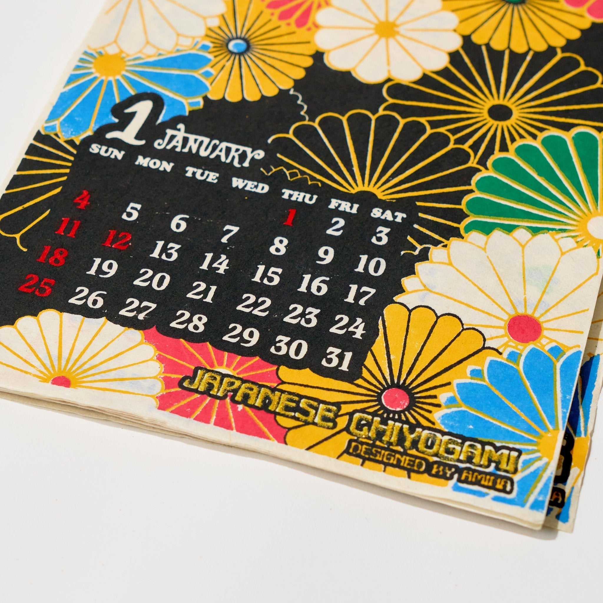 World Flowers Calendar 2026 Designed by Amina / Amina Collection Co., Ltd.