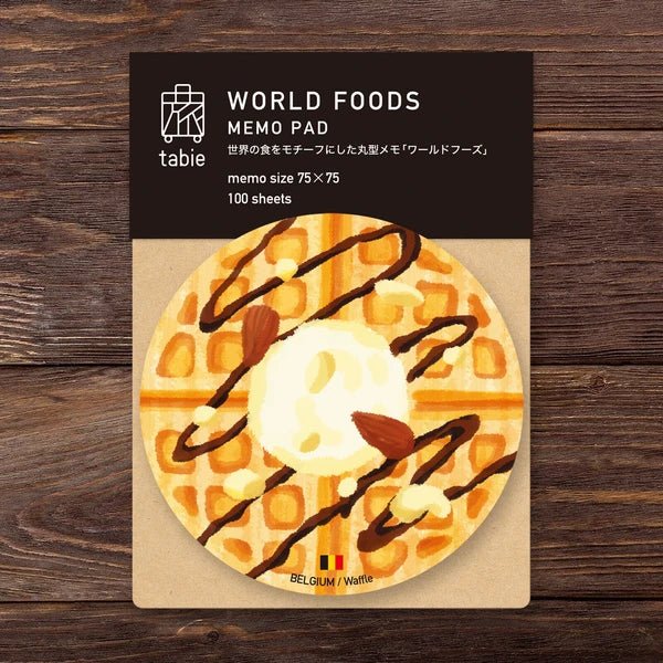 World Foods Round Memo / Marumo Printing
