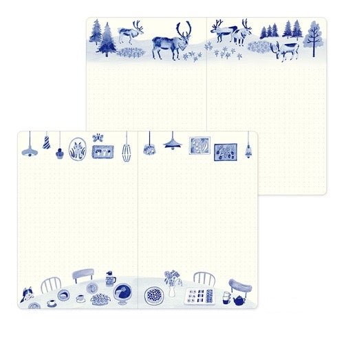 Yuru Log B6 Illustrated Notebook / MIDORI