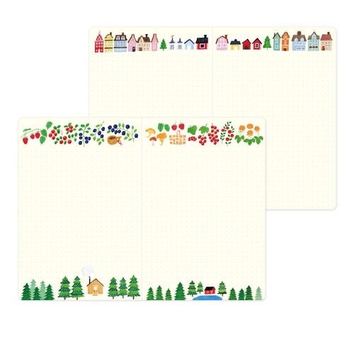 Yuru Log B6 Illustrated Notebook / MIDORI