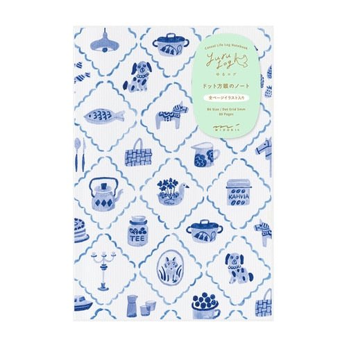 Yuru Log B6 Illustrated Notebook / MIDORI