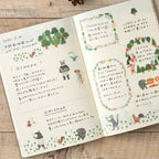 Yuru Log B6 Illustrated Notebook / MIDORI