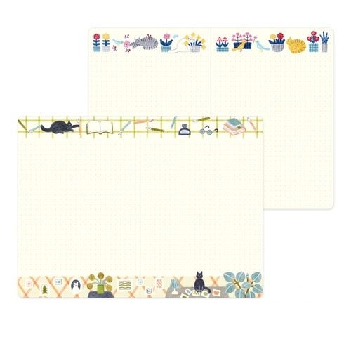 Yuru Log B6 Illustrated Notebook / MIDORI