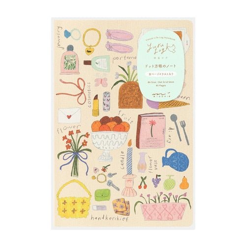 Yuru Log B6 Illustrated Notebook / MIDORI
