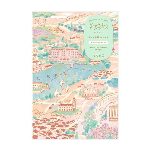 Yuru Log B6 Illustrated Notebook / MIDORI
