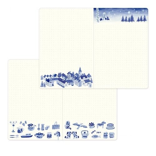 Yuru Log B6 Illustrated Notebook / MIDORI