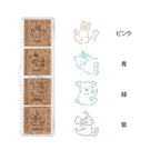 Yuru Log Pre-Inked Cork Stamp / MIDORI