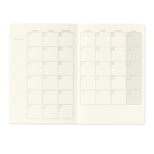 Yuru Log Monthly Free Diary / MIDORI