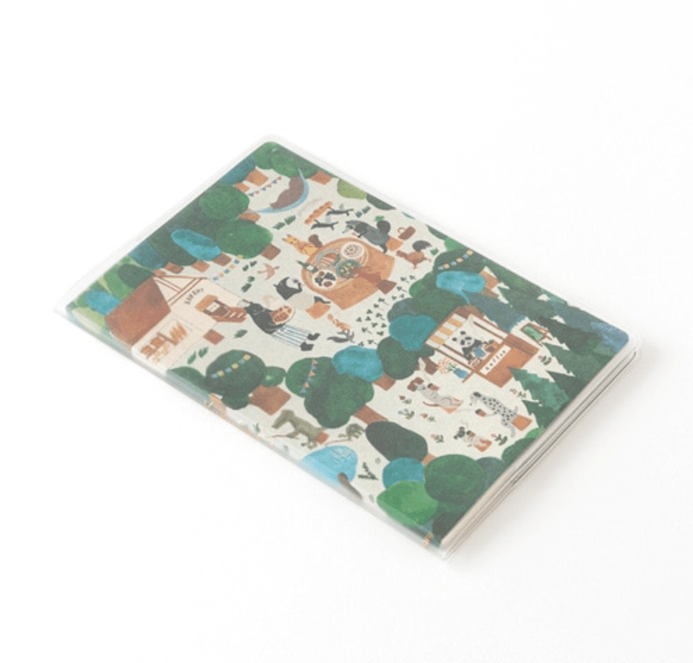 Yuru Log Notebook Cover / MIDORI