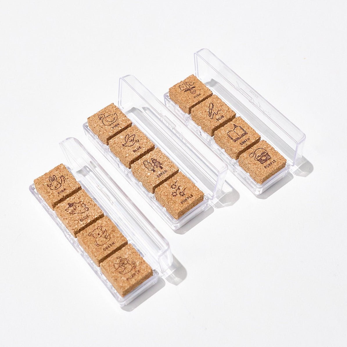 Yuru Log Pre-Inked Cork Stamp / MIDORI