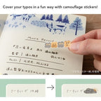 Yuru Log Sticker Mistake Camouflage Series / MIDORI