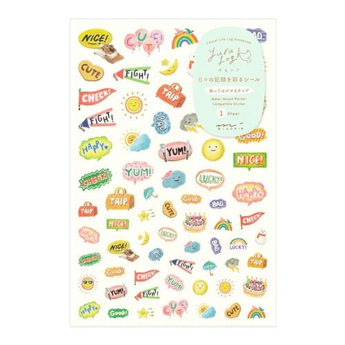 Yuru Log Stickers / MIDORI