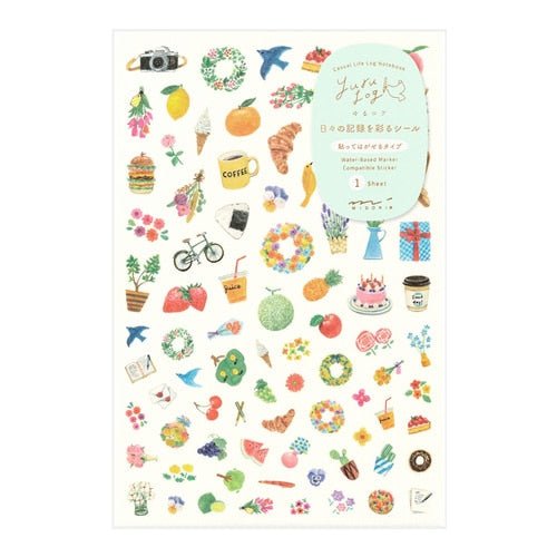 Yuru Log Stickers / MIDORI