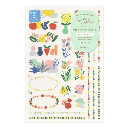 Yuru Log Stickers / MIDORI