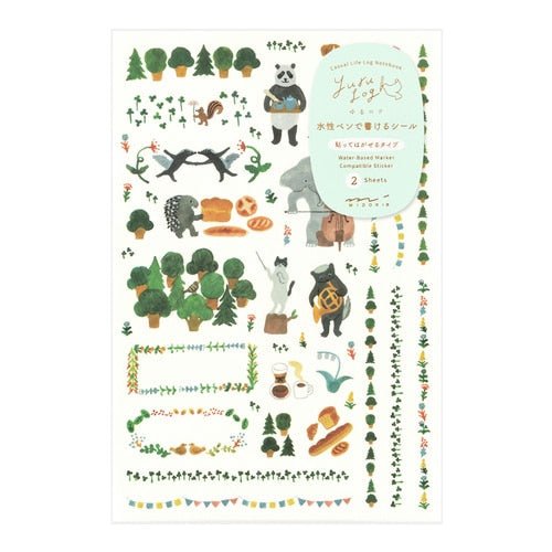 Yuru Log Stickers / MIDORI