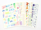 Midori Yuru Log Writeable Stickers