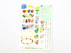 Midori Yuru Log Writeable Stickers
