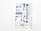 Midori Yuru Log Writeable Stickers