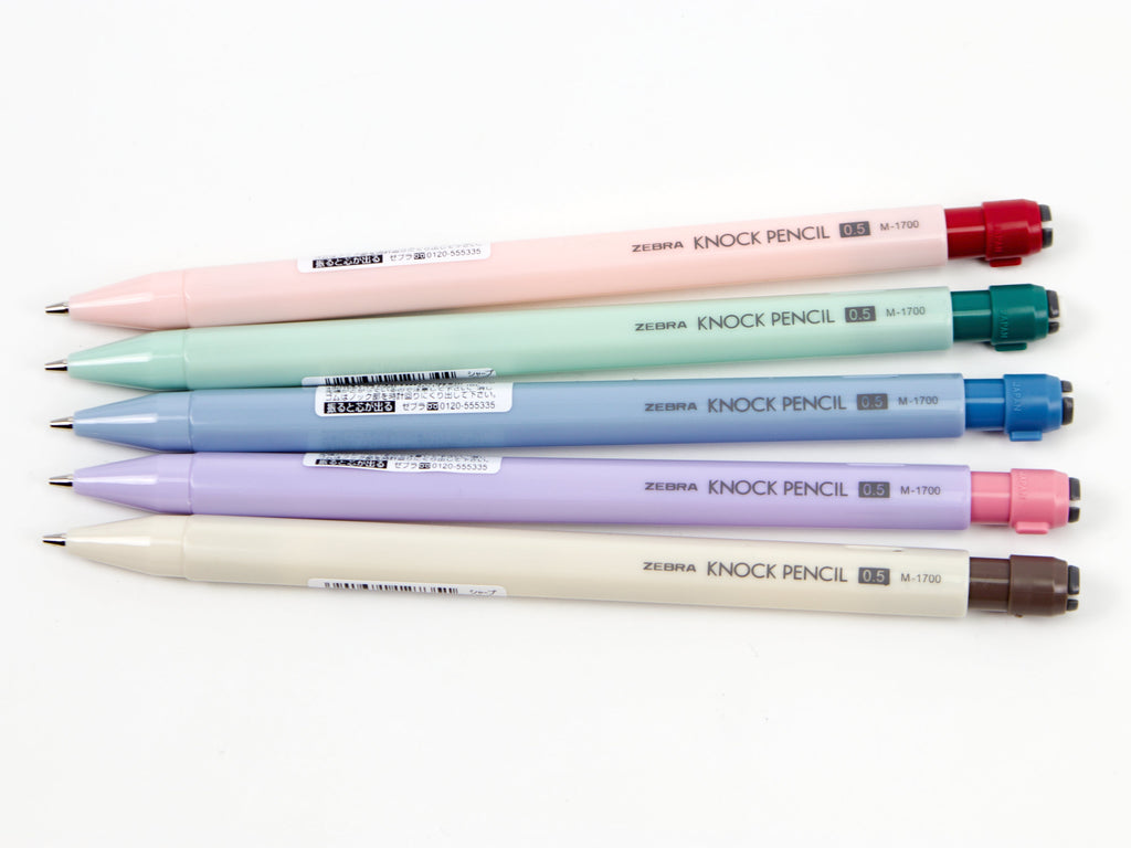 Zebra Knock Pencil M-1700 Opaque Colors