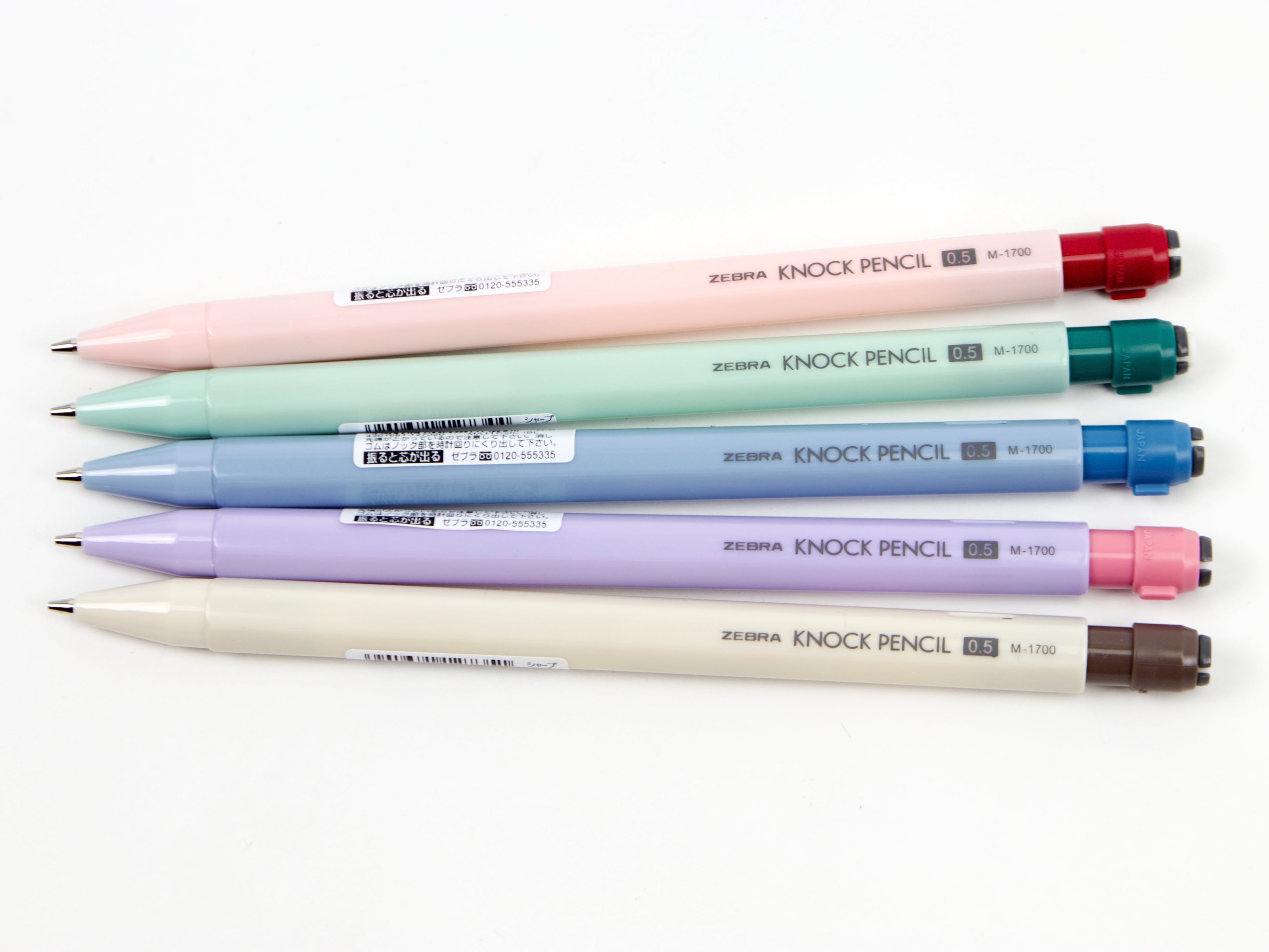 Zebra Knock Pencil M-1700 Opaque Colors
