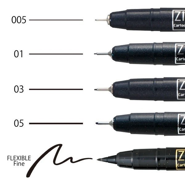 ZIG Cartoonist Mangaka Pen Sets / Kuretake
