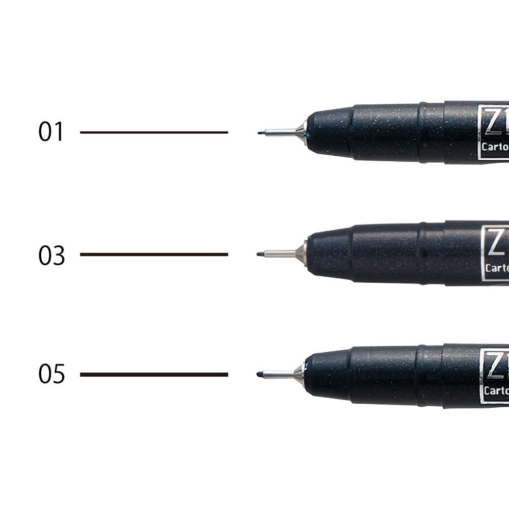 ZIG Cartoonist Mangaka Pen Sets / Kuretake