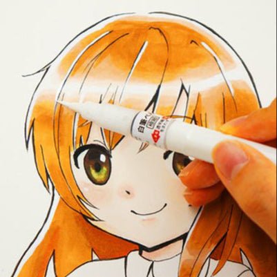 ZIG Cartoonist White Brush Pen CNBW-01S / Kuretake