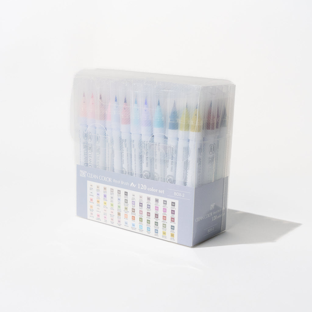 ZIG Clean Color Real Brush 120 Color Set / Kuretake