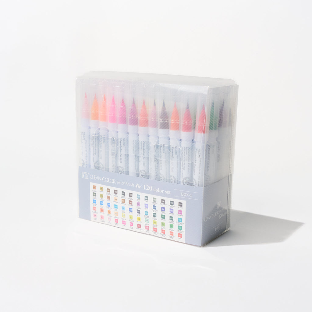 ZIG Clean Color Real Brush 120 Color Set / Kuretake
