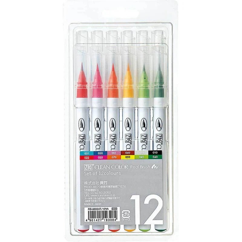 ZIG Clean Color Real Brush Color Set / Kuretake