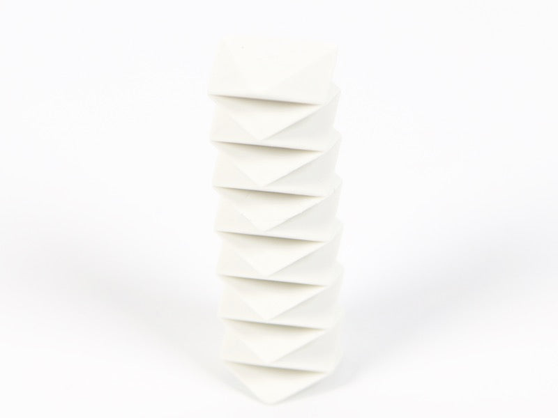 ZIGZAG Polygonal Eraser White